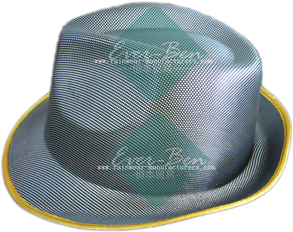 045 Grey wide brim hat supplier